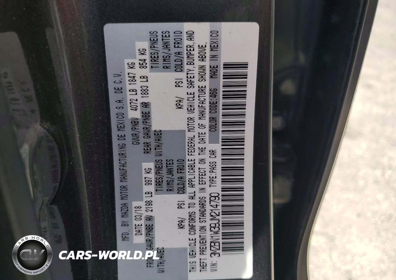 2018 Mazda 3 Grand Touring VIN:3MZBN1W39JM214790 - 12