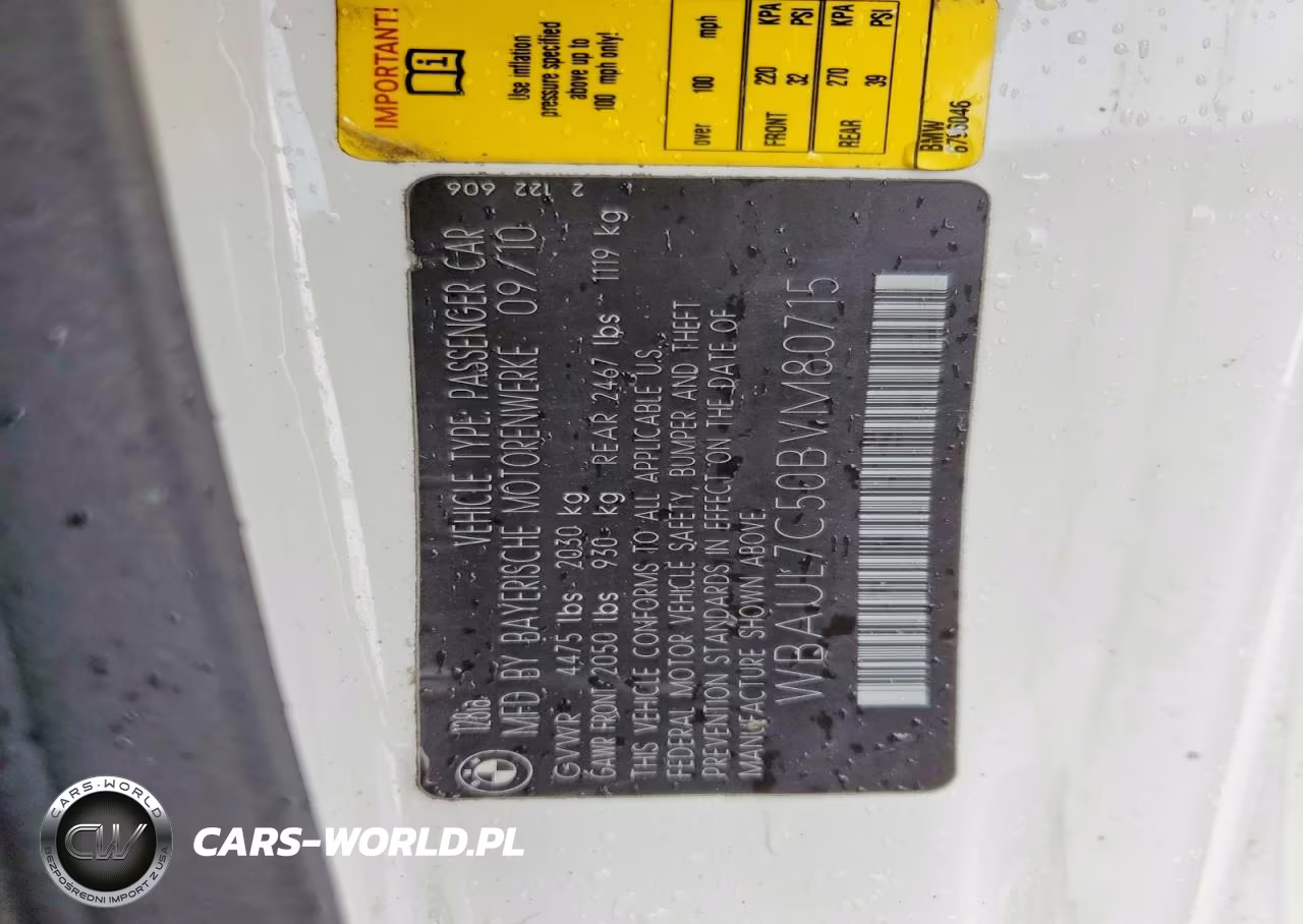 2011 BMW 128 I VIN:WBAUL7C50BVM80715 - 12