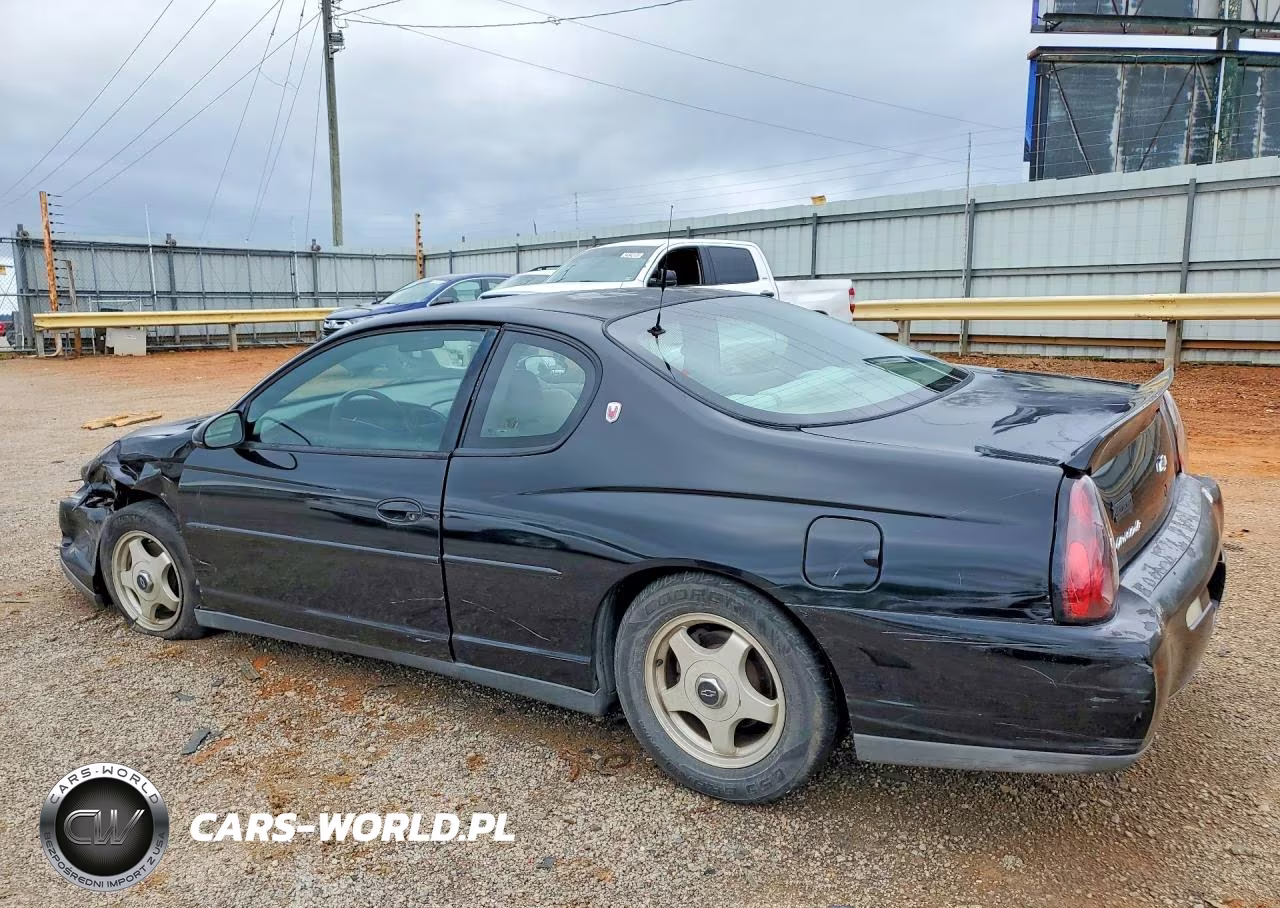 2001 Chevrolet Monte Carlo Ls VIN:2G1WW12E119139934 - 2