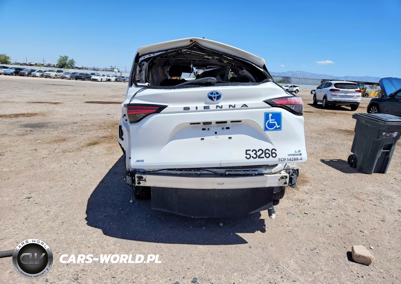 2022 Toyota Sienna Le VIN:5TDKSKFC6NS061311 - 6
