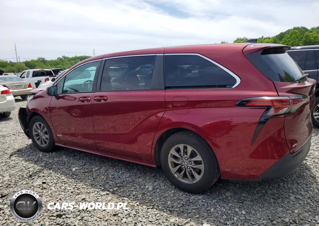 2021 Toyota Sienna Le VIN:5TDKSKFC2MS009138 - 2