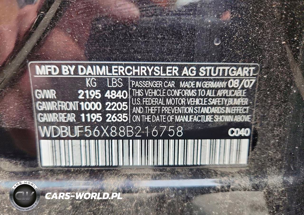 2008 Mercedes-Benz E 350 VIN:WDBUF56X88B216758 - 13