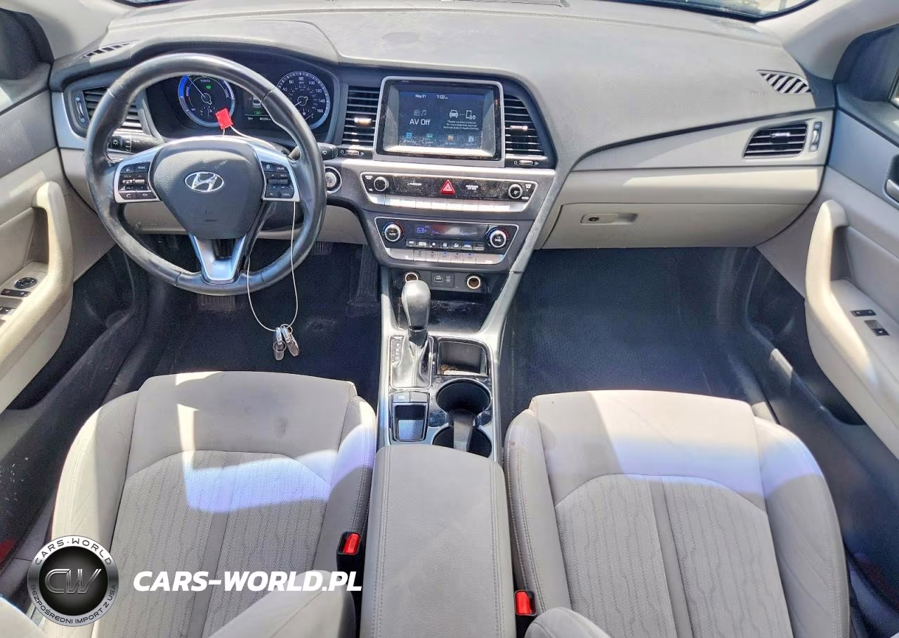 2019 Hyundai Sonata Hybrid Se VIN:KMHE24L39KA093509 - 8