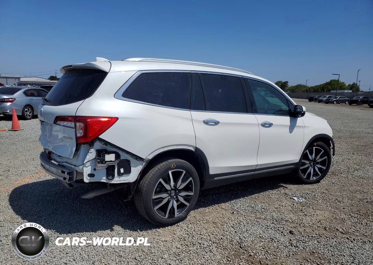 2022 Honda Pilot Touring VIN:5FNYF5H63NB023983 - 3
