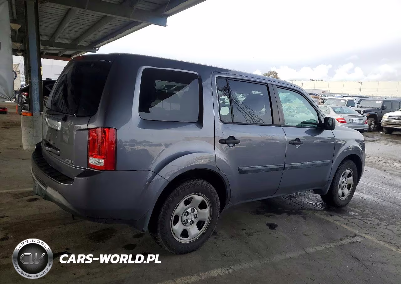 2015 Honda Pilot Lx VIN:5FNYF4H29FB075983 - 3