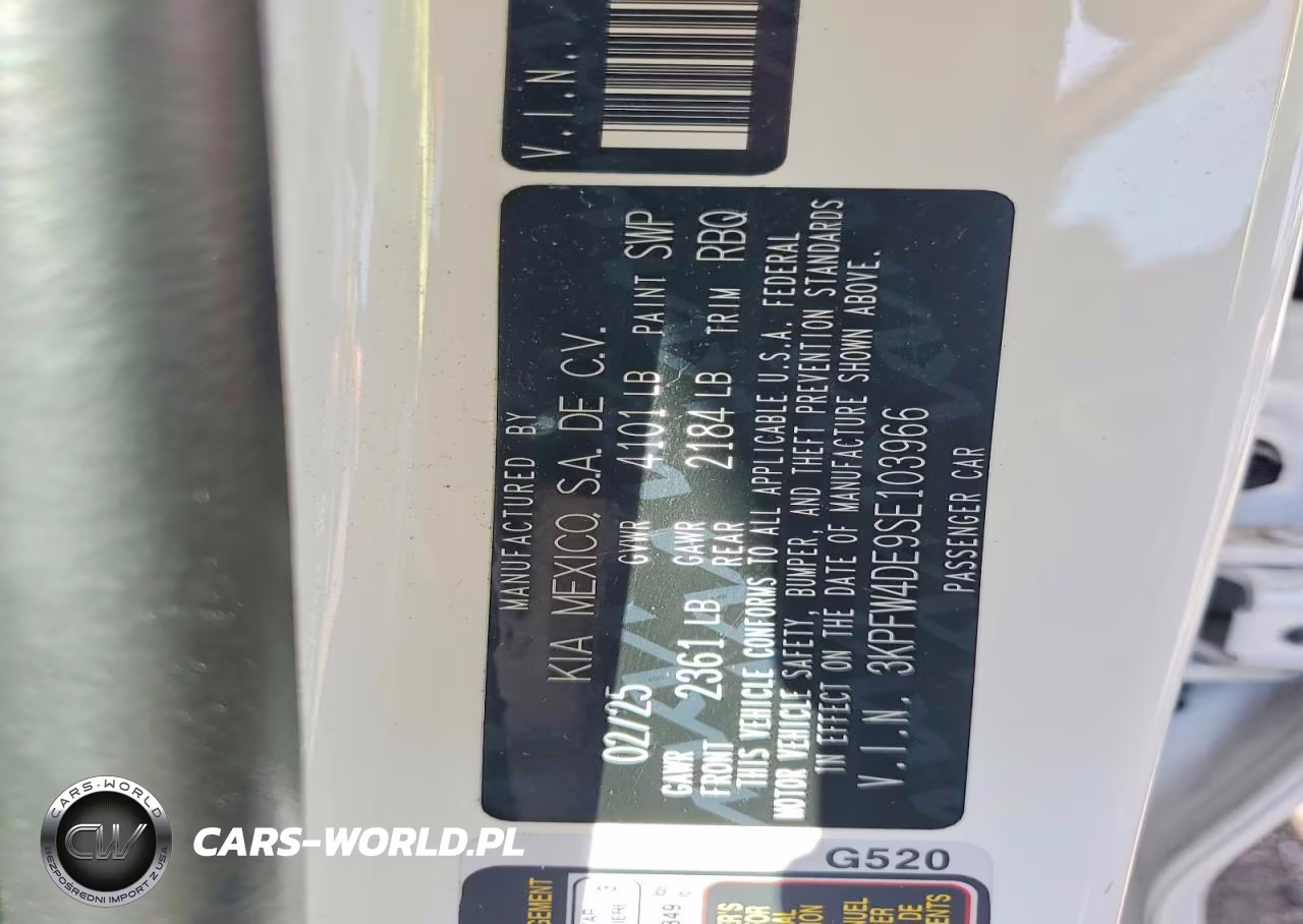 2025 Kia K4 Gt Line VIN:3KPFW4DE9SE103966 - 12