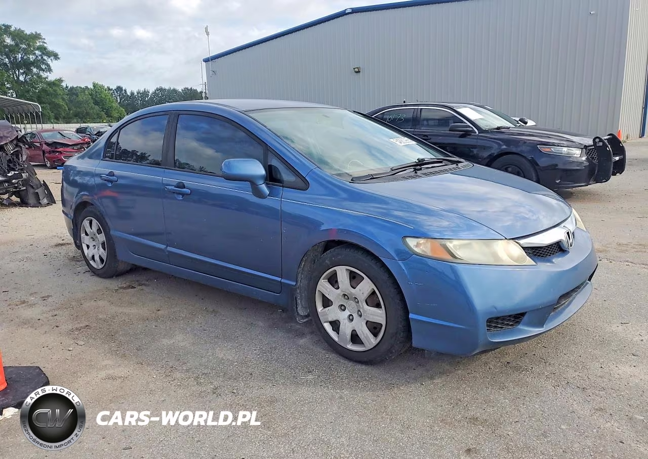 2010 Honda Civic Lx VIN:2HGFA1F57AH581043 - 4