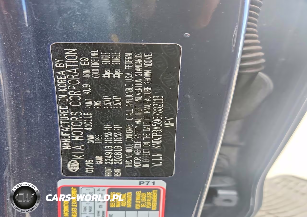 2016 Kia Soul + VIN:KNDJP3A59G7332113 - 12