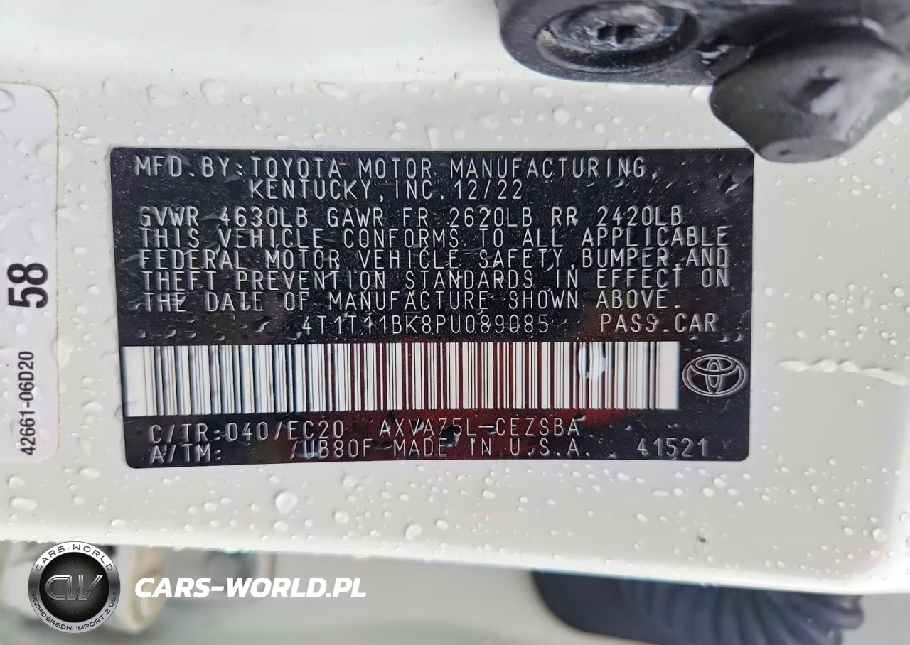 2023 Toyota Camry Se Nightshade VIN:4T1T11BK8PU089085 - 12