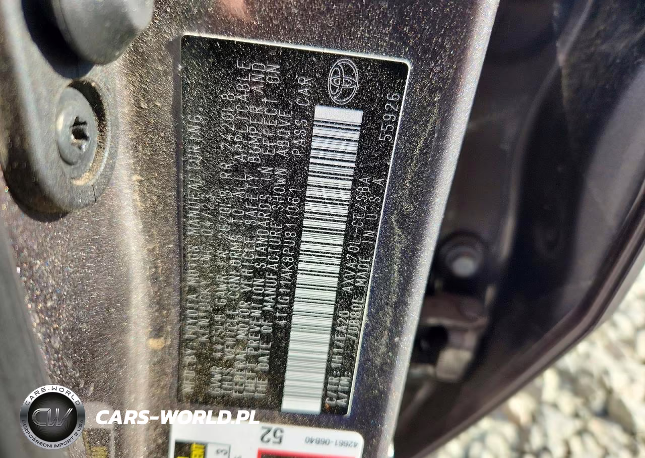 2023 Toyota Camry Se VIN:4T1G11AK8PU811061 - 12