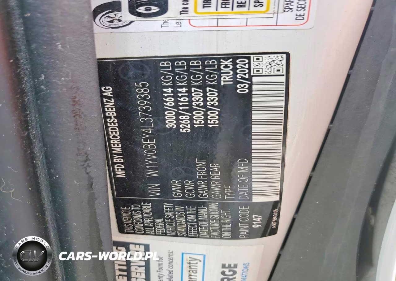 2020 Mercedes-Benz Metris VIN:W1YV0BEY4L3739385 - 13