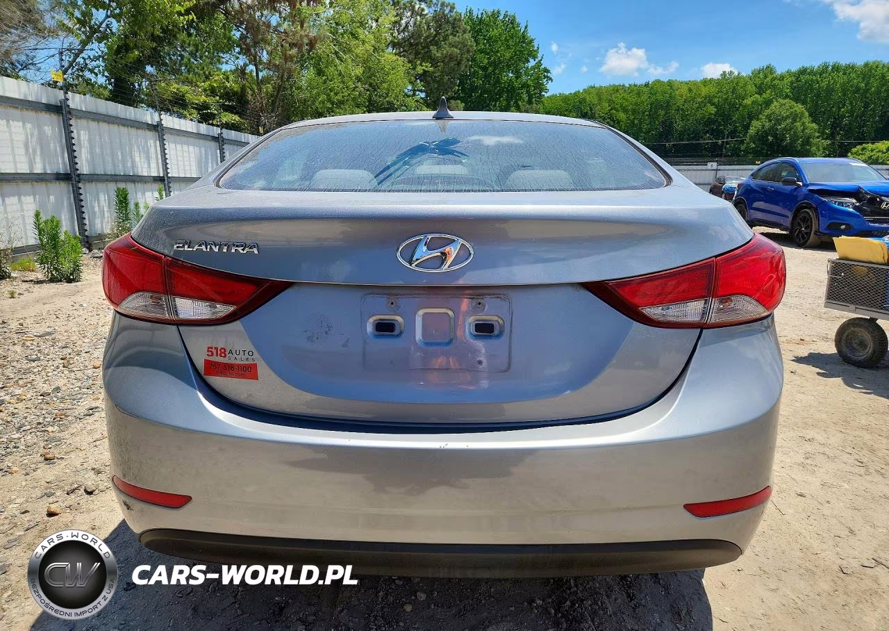 2015 Hyundai Elantra Se VIN:KMHDH4AE1FU222927 - 6