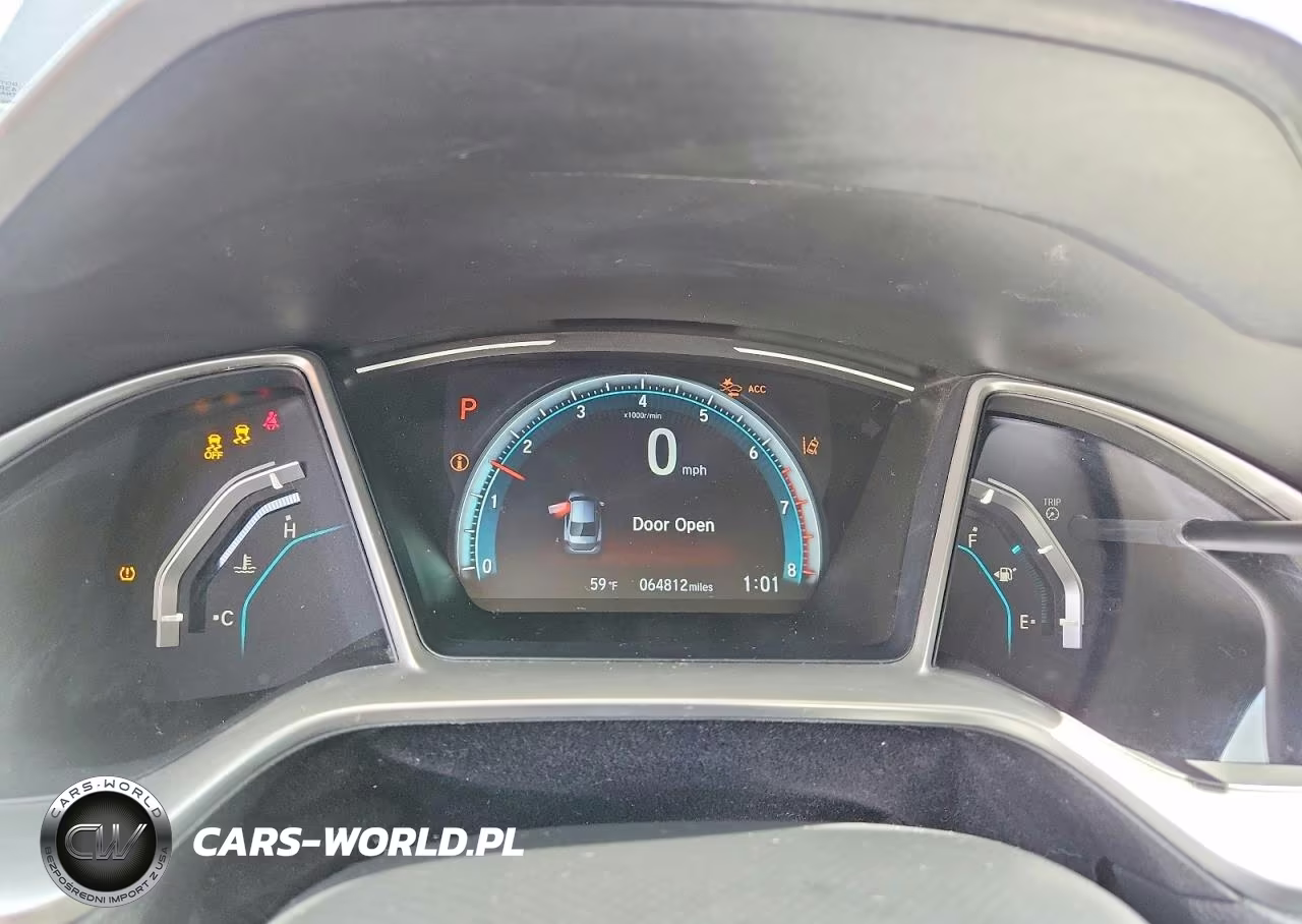 2021 Honda Civic Ex VIN:19XFC1F33ME005327 - 9