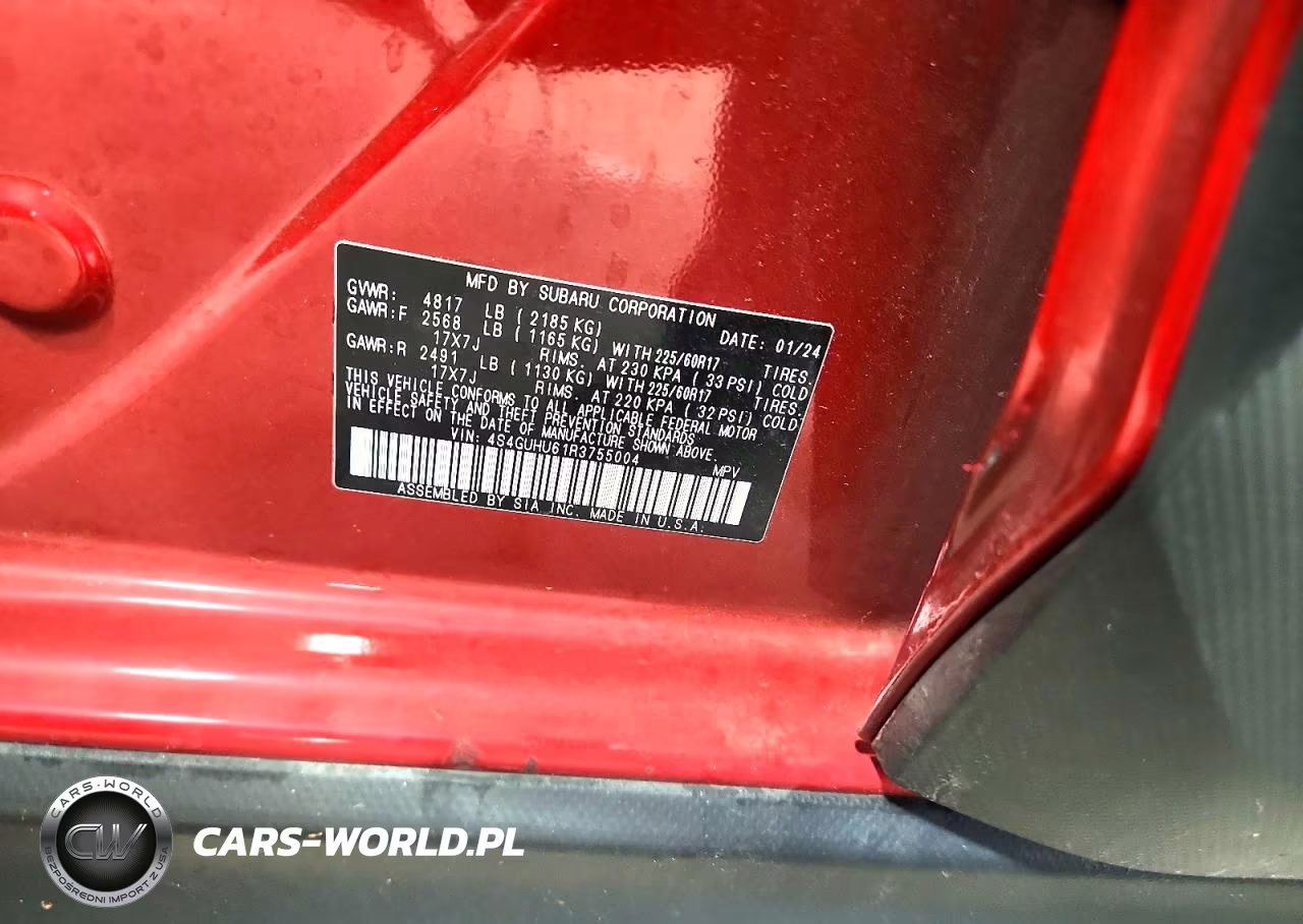 2024 Subaru Crosstrek Wilderness VIN:4S4GUHU61R3755004 - 13