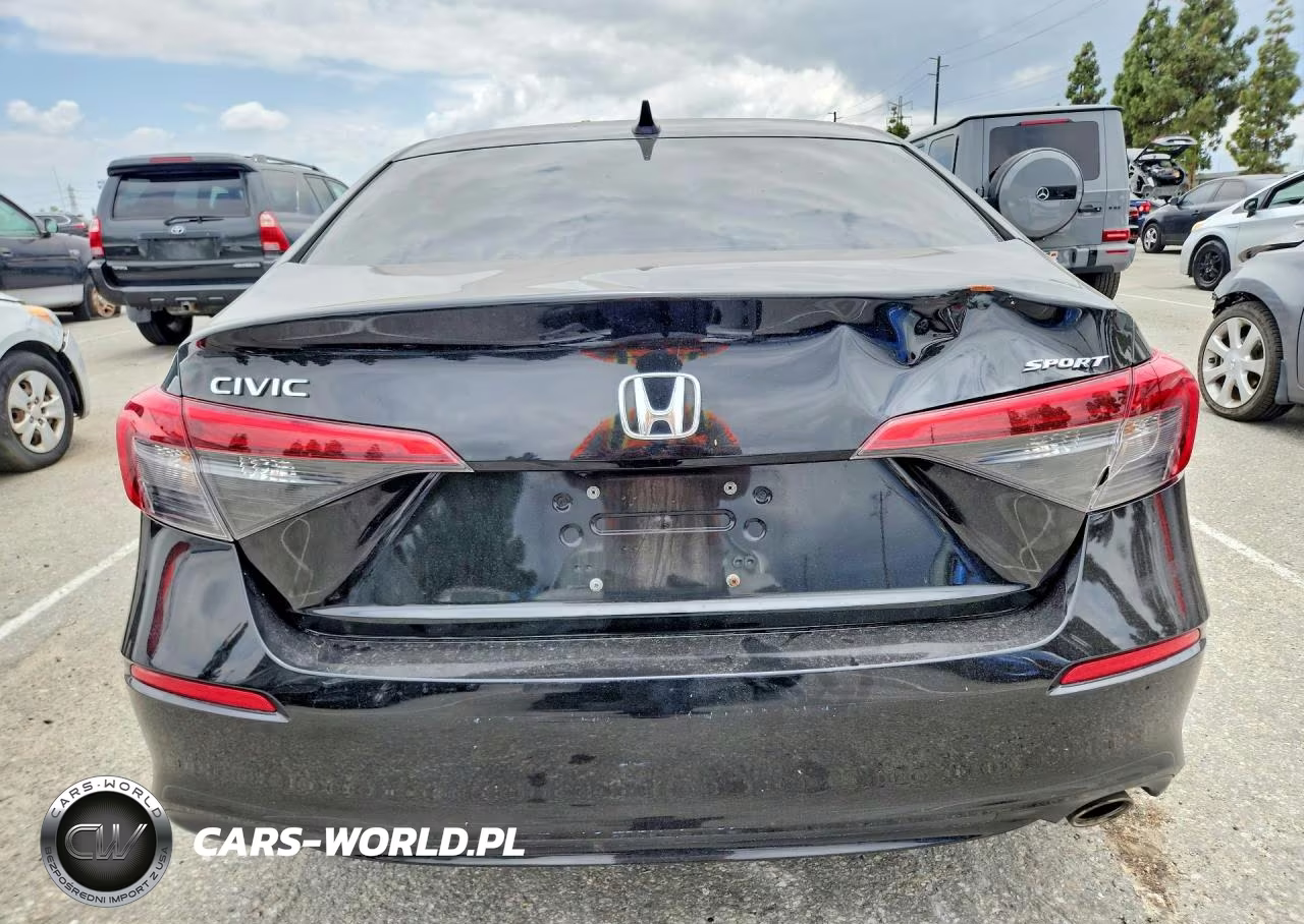 2022 Honda Civic Sport VIN:2HGFE2F59NH592707 - 6