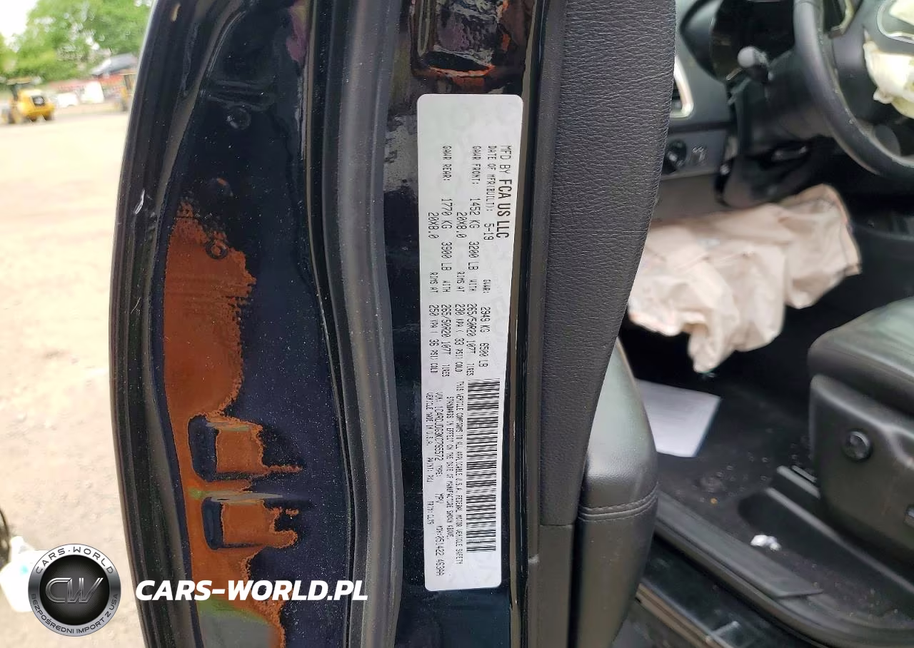 2019 Dodge Durango Gt VIN:1C4RDJDG3KC795572 - 13