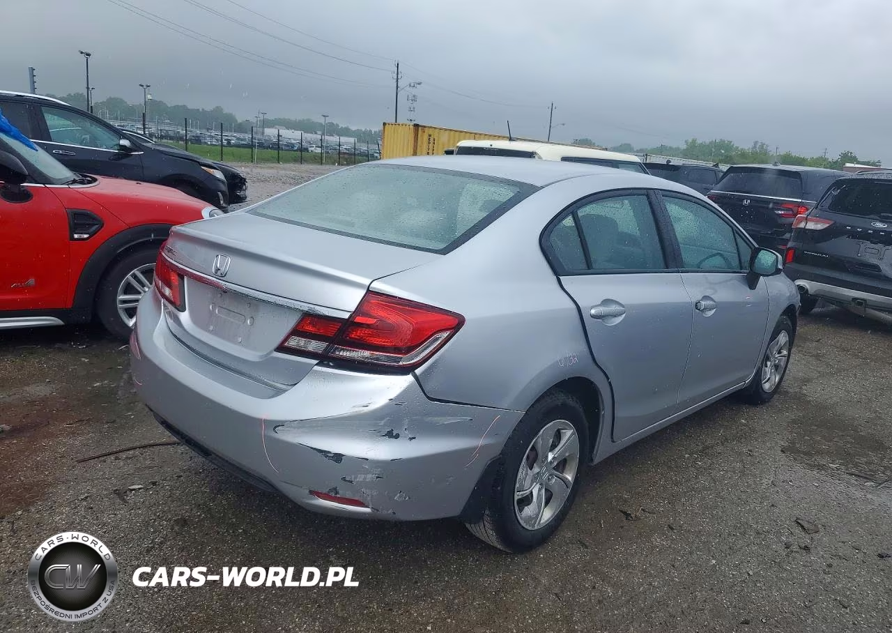 2013 Honda Civic Lx VIN:19XFB2F50DE040093 - 3