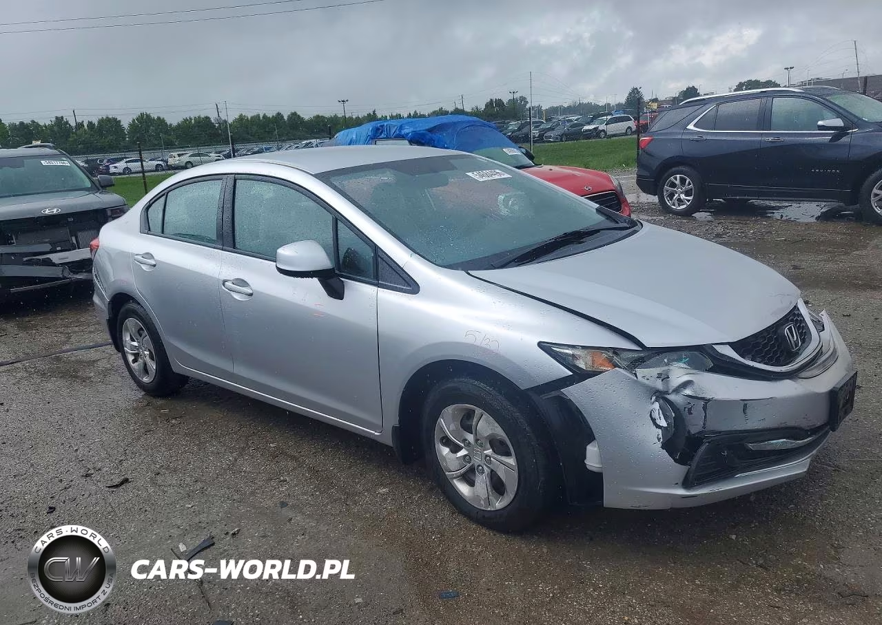 2013 Honda Civic Lx VIN:19XFB2F50DE040093 - 4