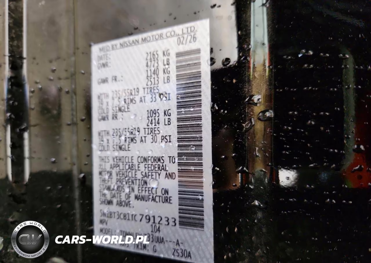 2026 Nissan Rogue Sl VIN:5N1BT3CB1TC791233 - 13