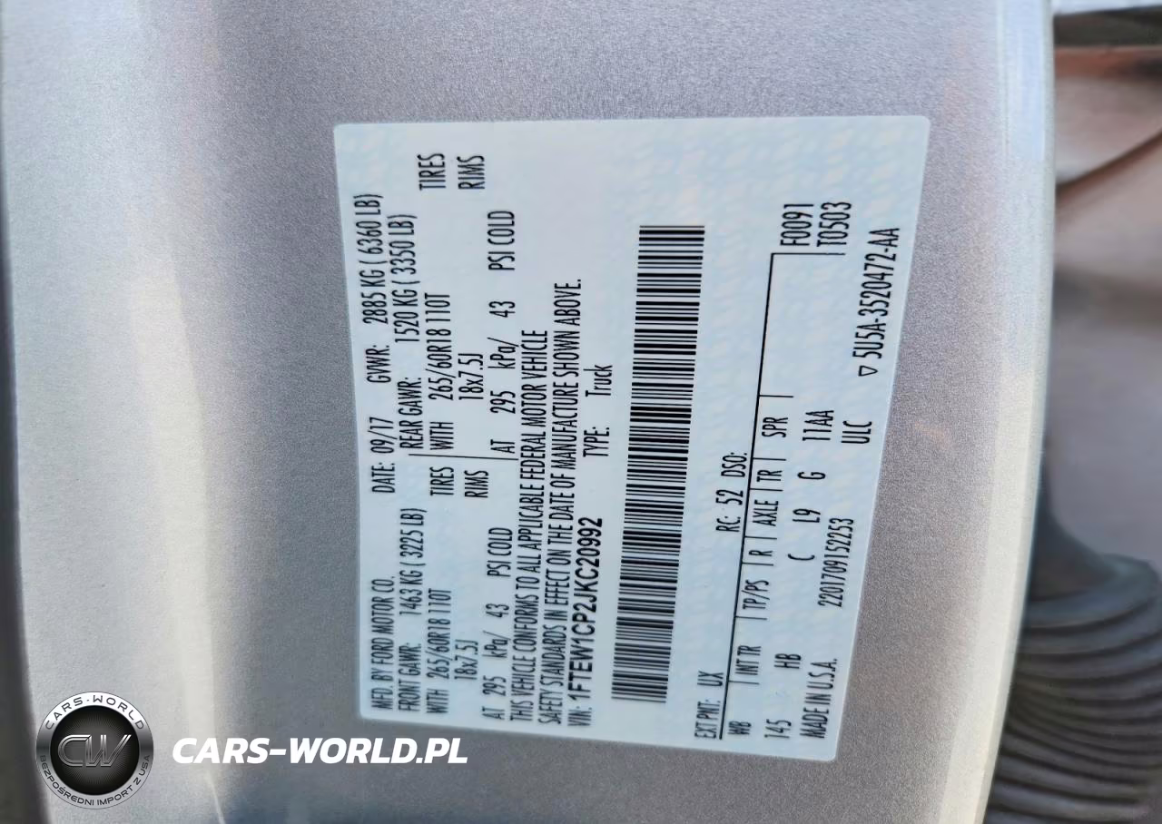 2018 Ford F150 Supercrew VIN:1FTEW1CP2JKC20992 - 12