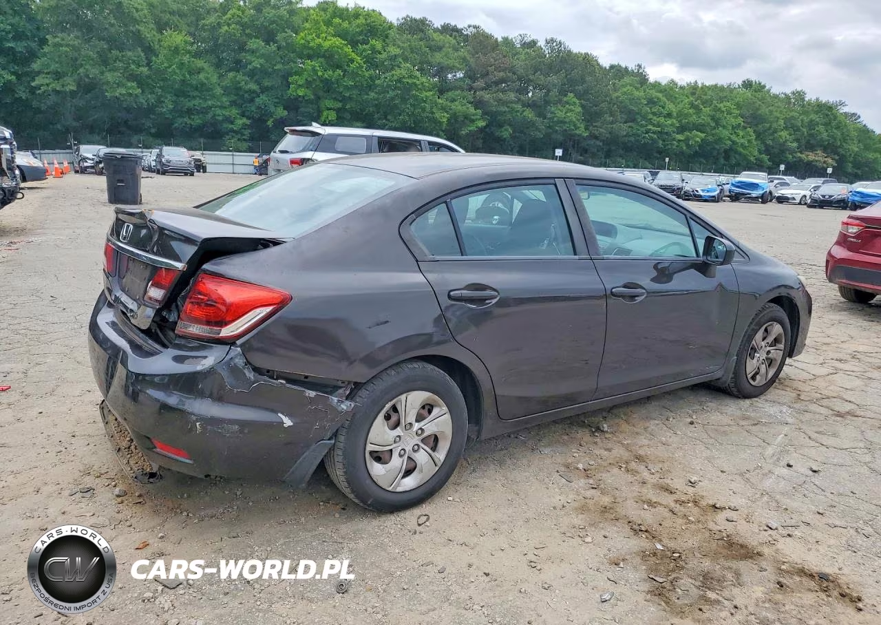 2014 Honda Civic Lx VIN:2HGFB2F5XEH508841 - 3