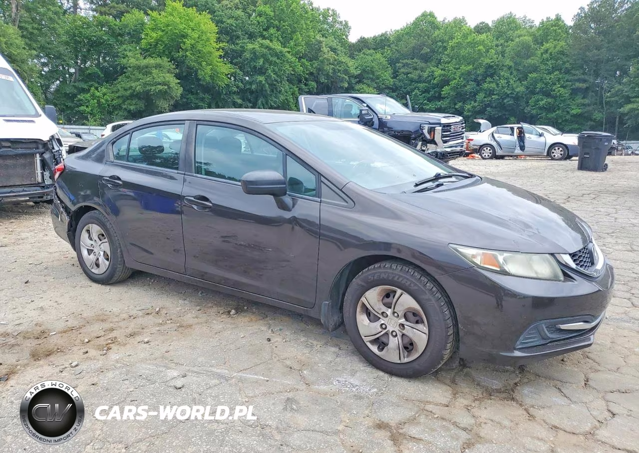 2014 Honda Civic Lx VIN:2HGFB2F5XEH508841 - 4