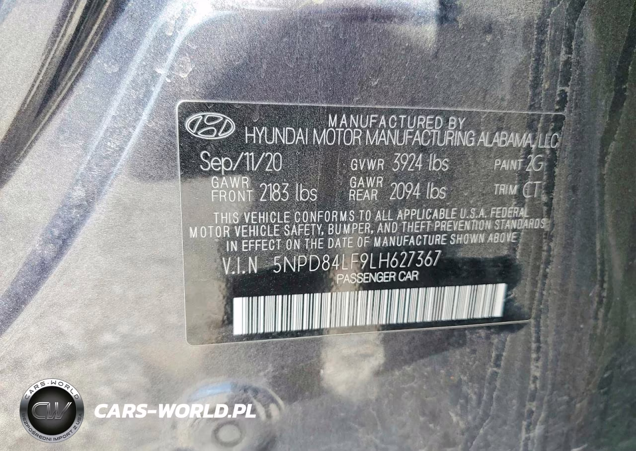 2020 Hyundai Elantra Sel VIN:5NPD84LF9LH627367 - 12
