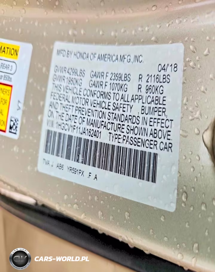 2018 Honda Accord Lx VIN:1HGCV1F11JA162401 - 13