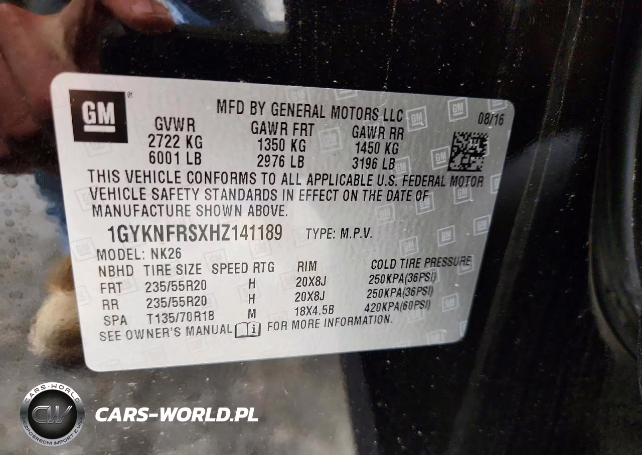 2017 Cadillac Xt5 Platinum VIN:1GYKNFRSXHZ141189 - 13