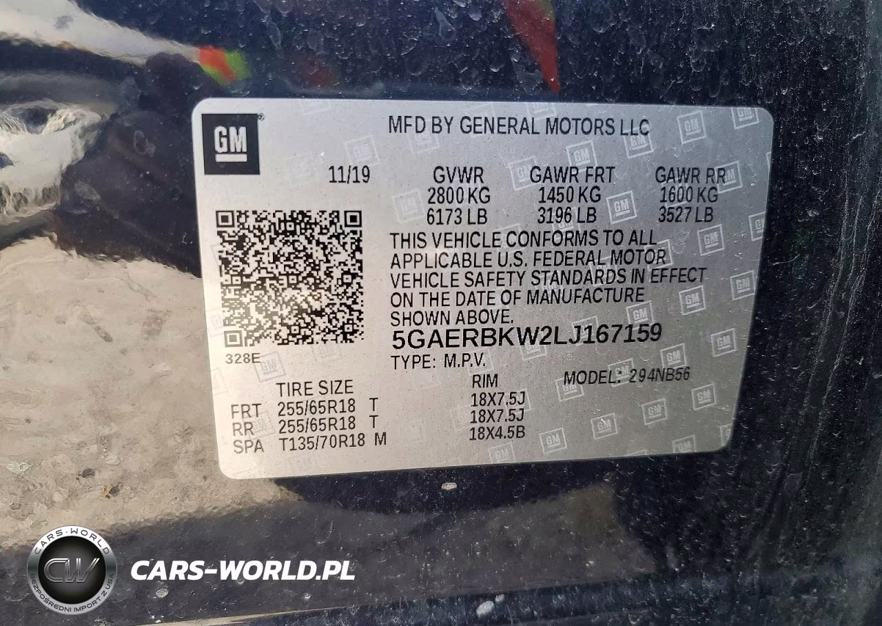 2020 Buick Enclave Essence VIN:5GAERBKW2LJ167159 - 13
