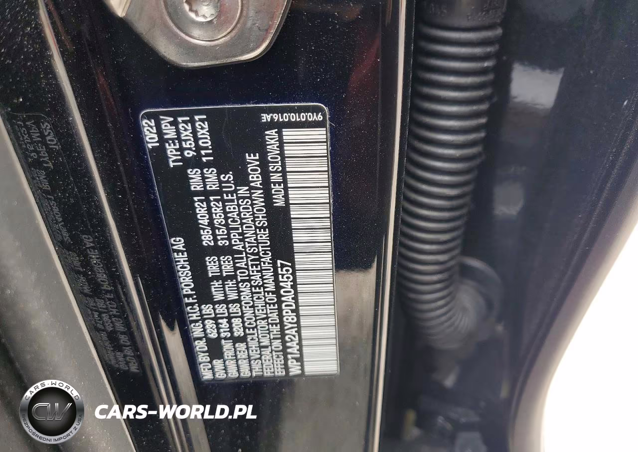2023 Porsche Cayenne Base VIN:WP1AA2AY8PDA04557 - 13