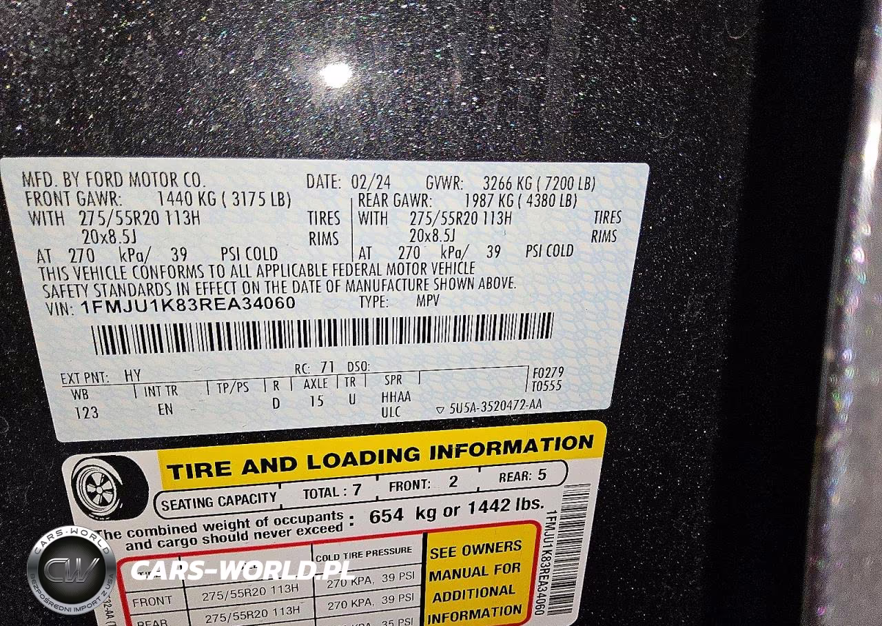 2024 Ford Expedition Limited VIN:1FMJU1K83REA34060 - 14