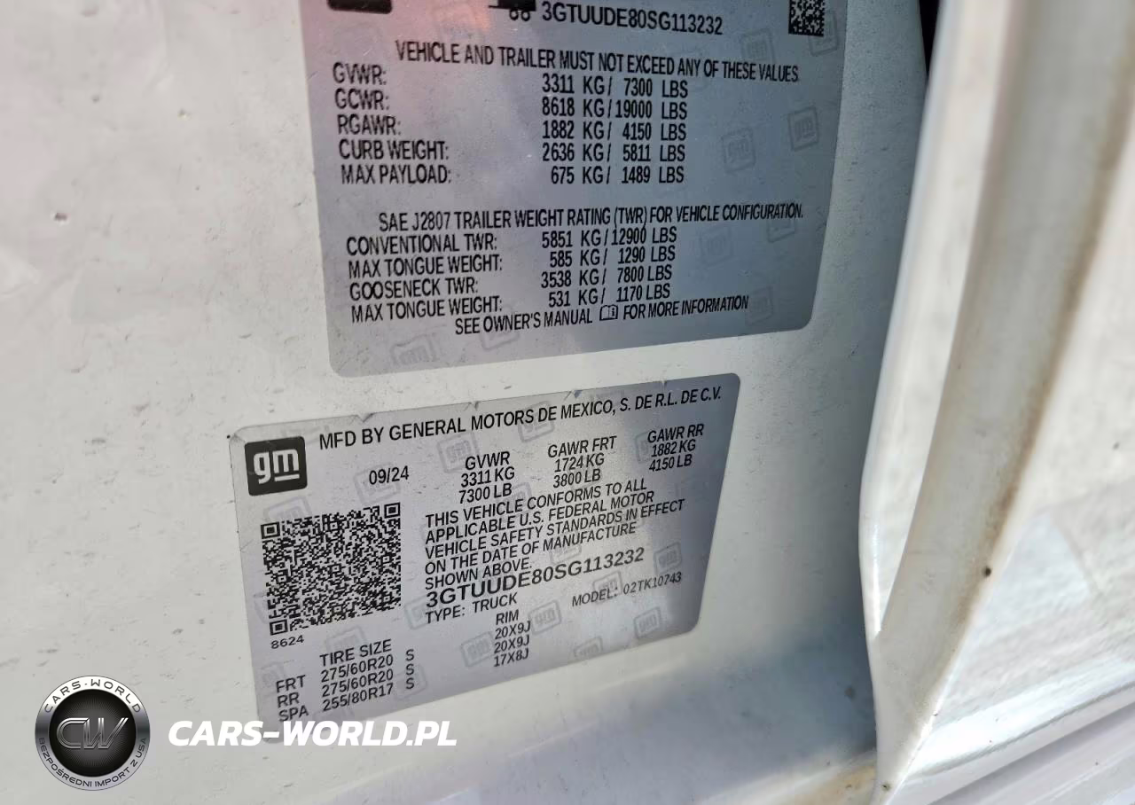 2025 GMC Sierra K1500 Slt VIN:3GTUUDE80SG113232 - 12
