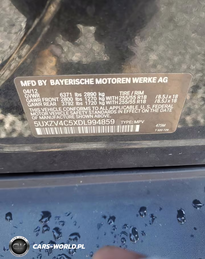 2013 BMW X5 xDrive35I VIN:5UXZV4C5XDL994859 - 13