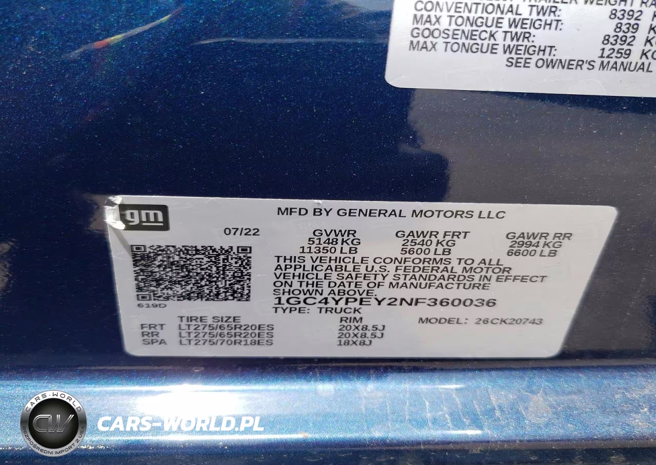 2022 Chevrolet Silverado 2500Hd VIN:1GC4YPEY2NF360036 - 13