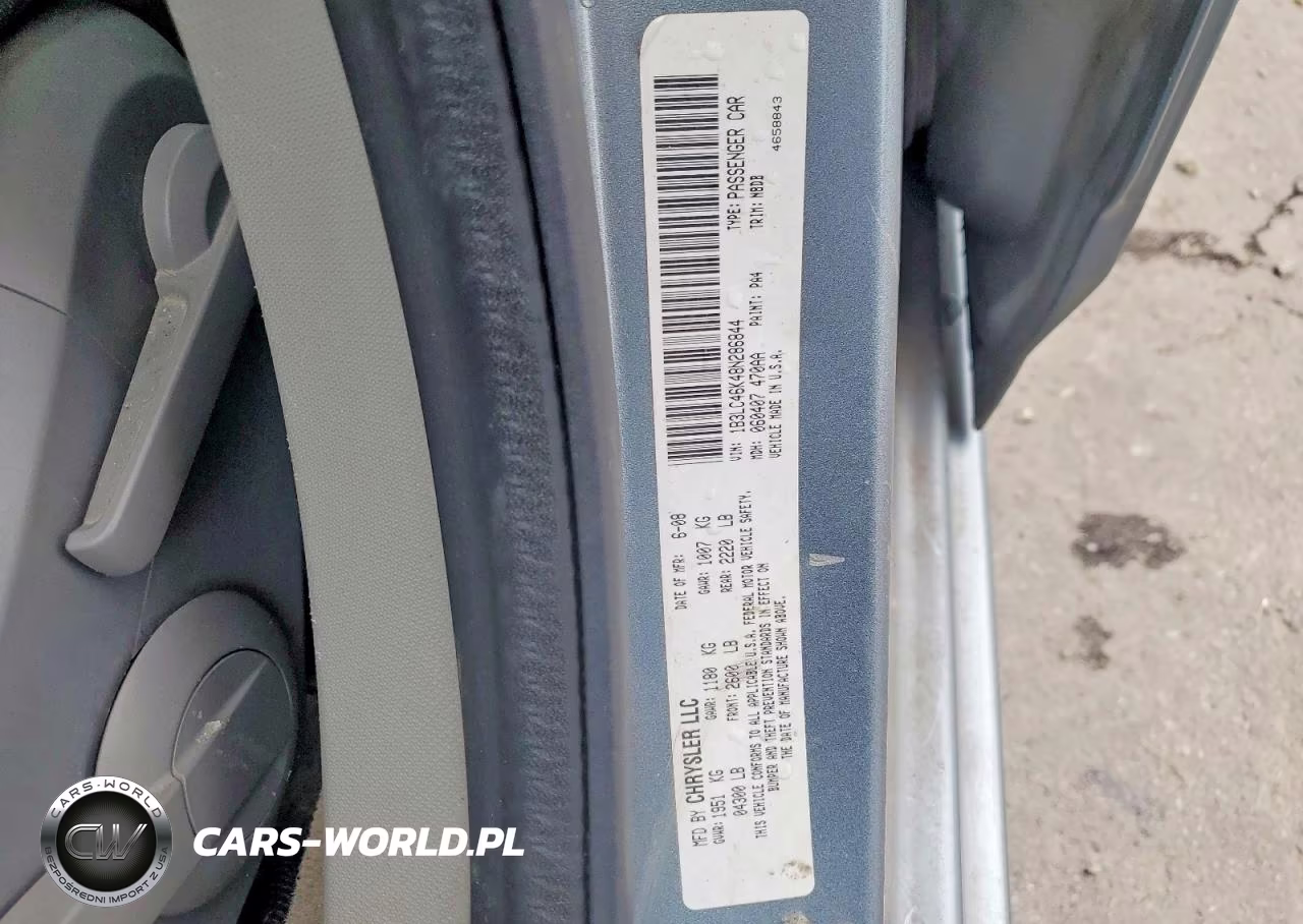2008 Dodge Avenger Se VIN:1B3LC46K48N286844 - 13