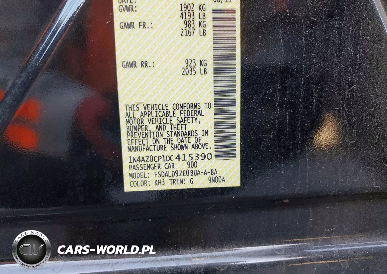 2013 Nissan Leaf S VIN:1N4AZ0CP1DC415390 - 12