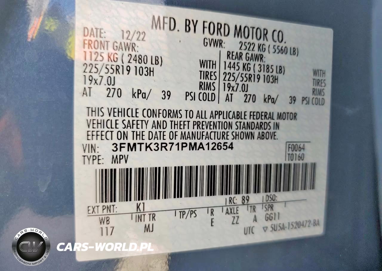 2023 Ford Mustang Mach-E Premium VIN:3FMTK3R71PMA12654 - 13