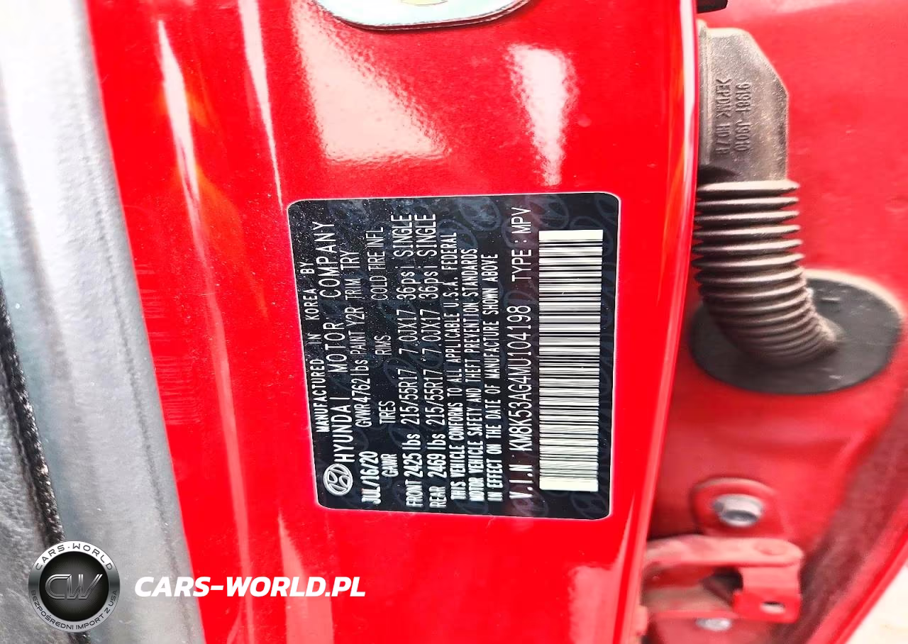 2021 Hyundai Kona Ultimate VIN:KM8K53AG4MU104198 - 13