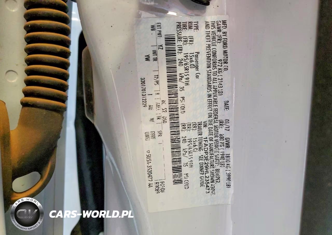 2017 Ford Focus S VIN:1FADP3E29HL235473 - 12