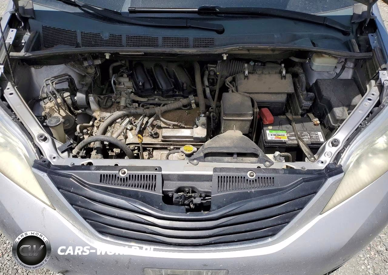 2012 Toyota Sienna Le VIN:5TDKK3DC6CS216204 - 12