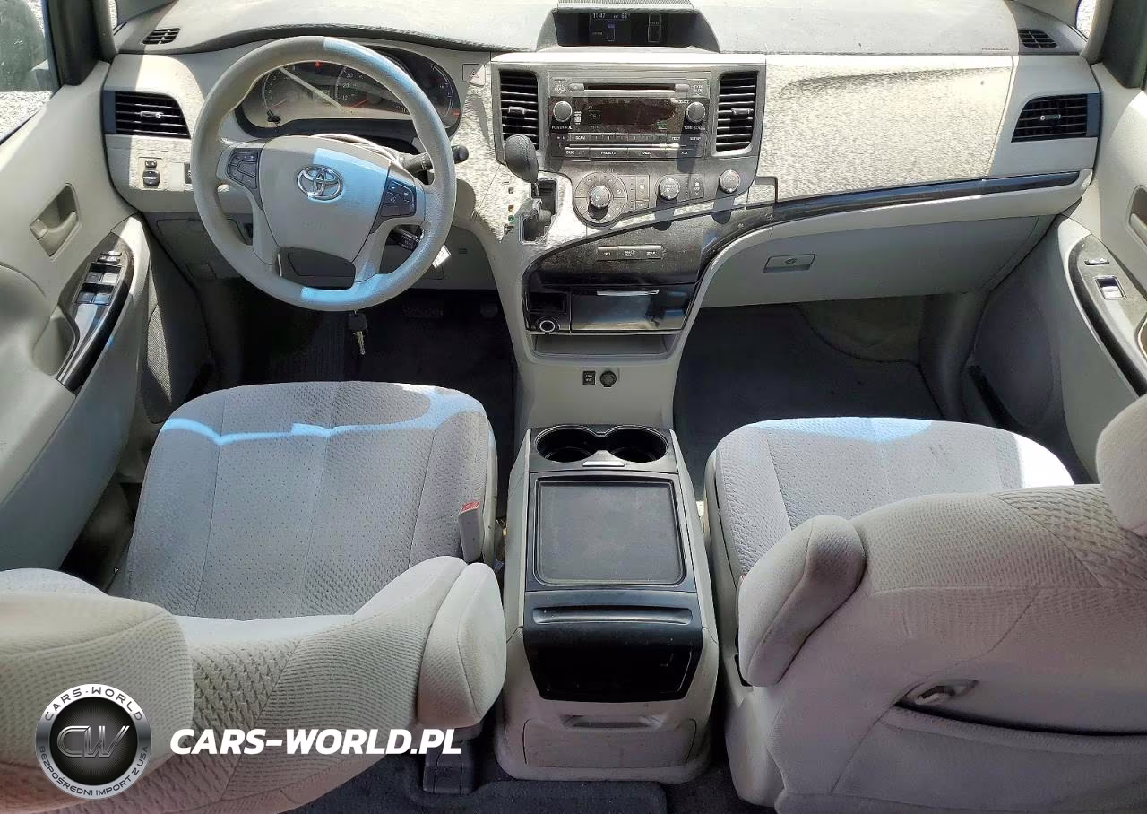 2012 Toyota Sienna Le VIN:5TDKK3DC6CS216204 - 8