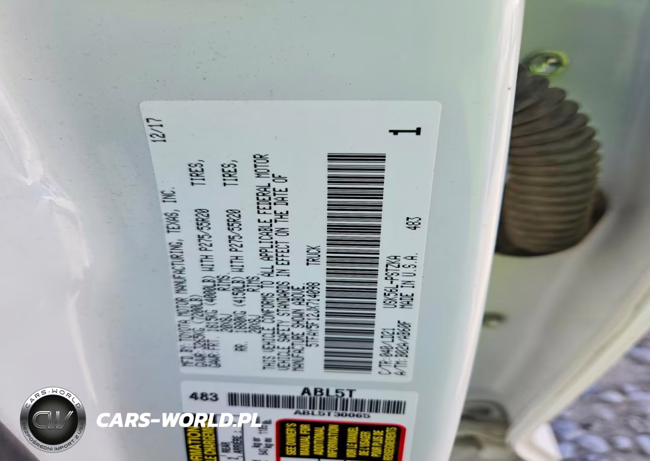 2018 Toyota Tundra 1794 Edition VIN:5TFAY5F12JX714098 - 12
