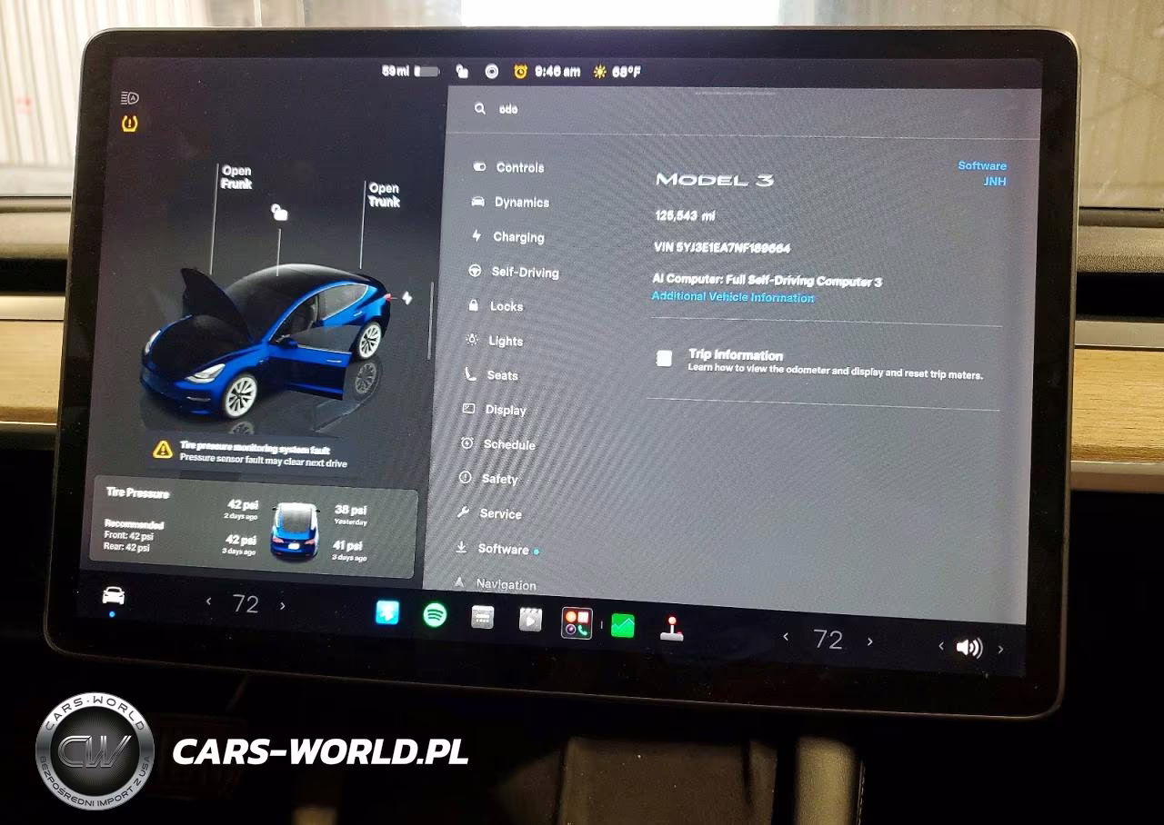 2022 Tesla Model 3 VIN:5YJ3E1EA7NF189664 - 9