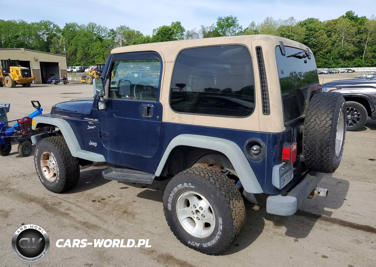 2000 Jeep Wrangler - Tj Sport VIN:1J4FA49S1YP751141 - 2