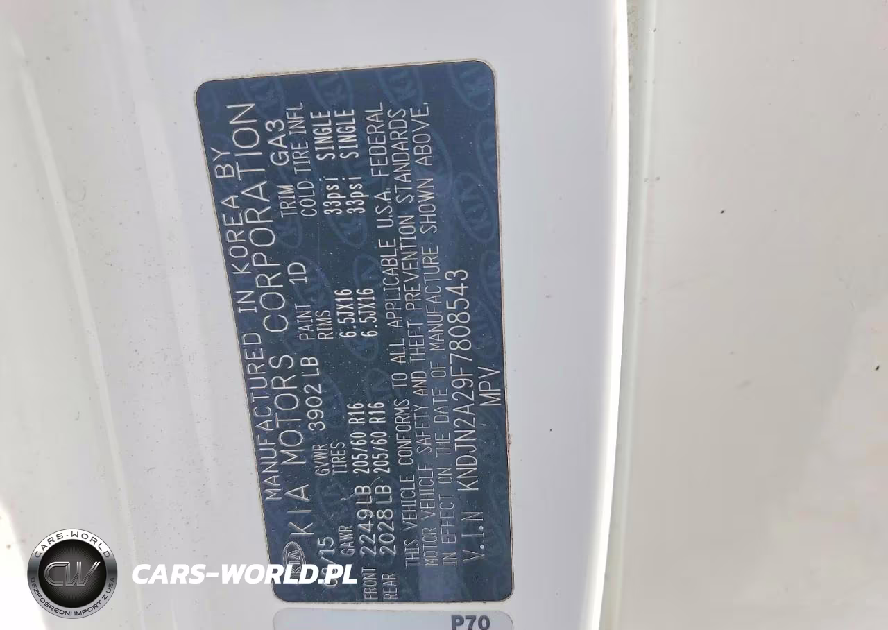 2015 Kia Soul Base VIN:KNDJN2A29F7808543 - 12