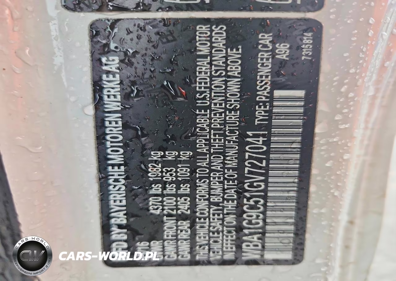 2016 BMW 228 Xi Sulev VIN:WBA1G9C51GV727041 - 12