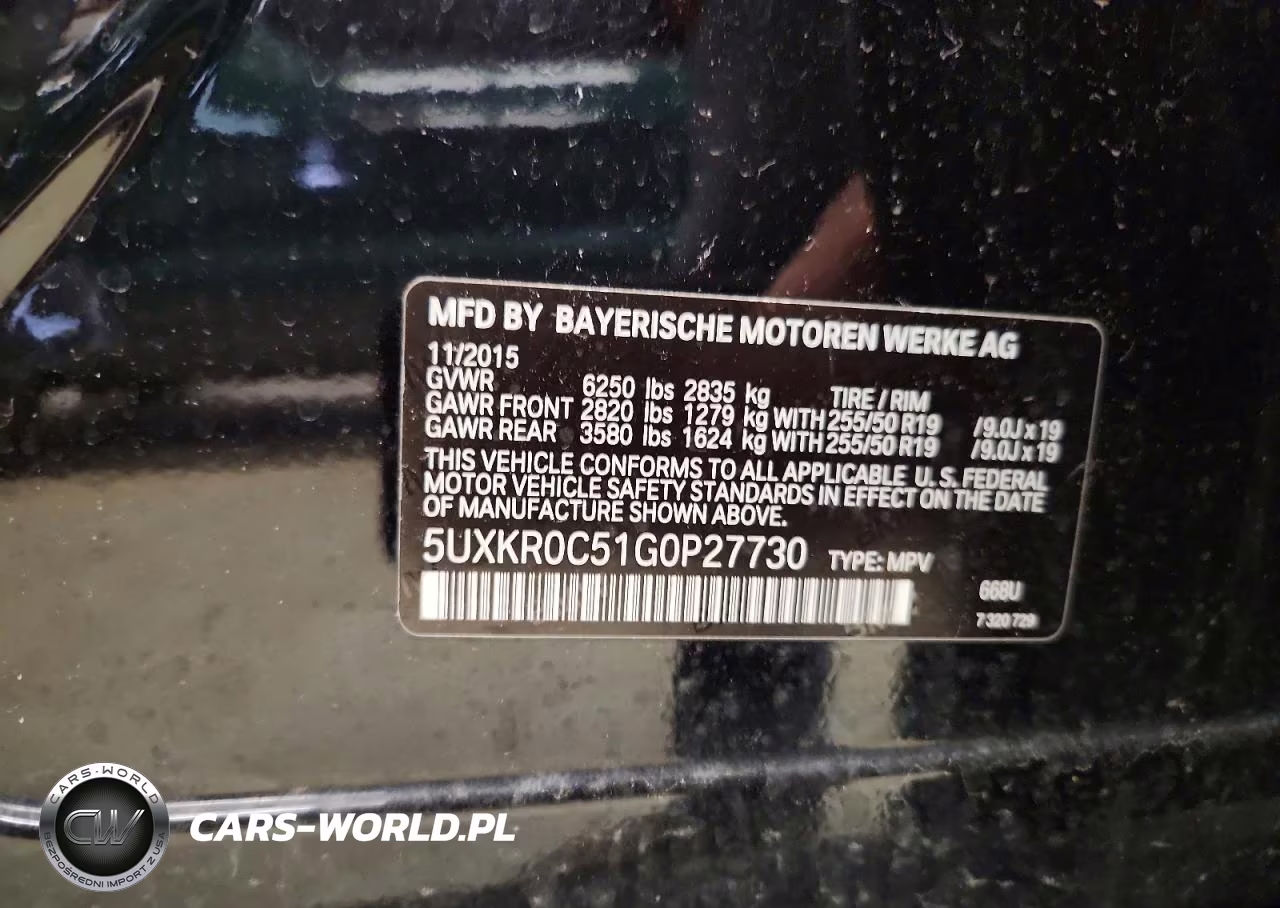 2016 BMW X5 xDrive35I VIN:5UXKR0C51G0P27730 - 13