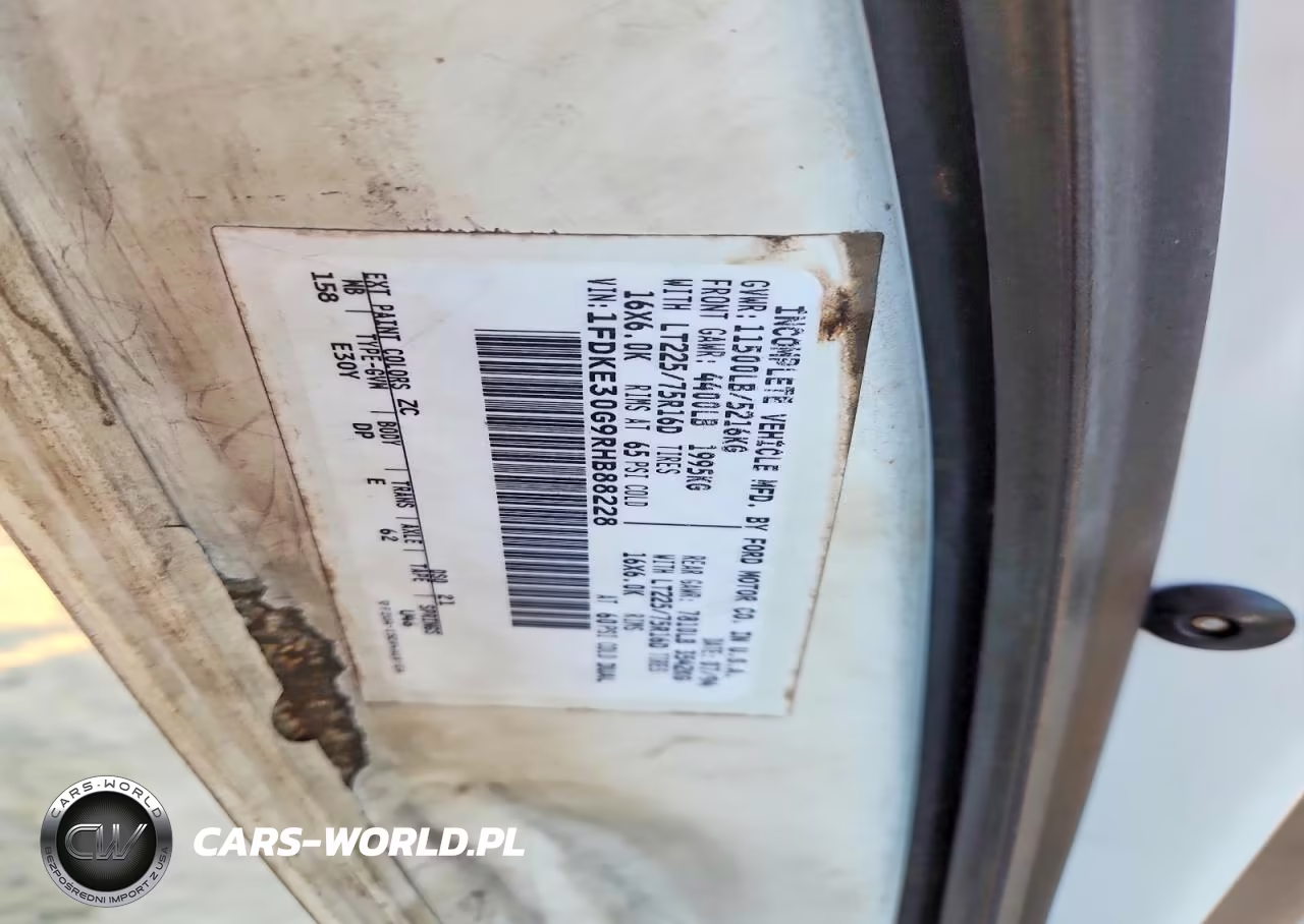 1994 Ford E350 Box Truck VIN:1FDKE30G9RHB88228 - 12