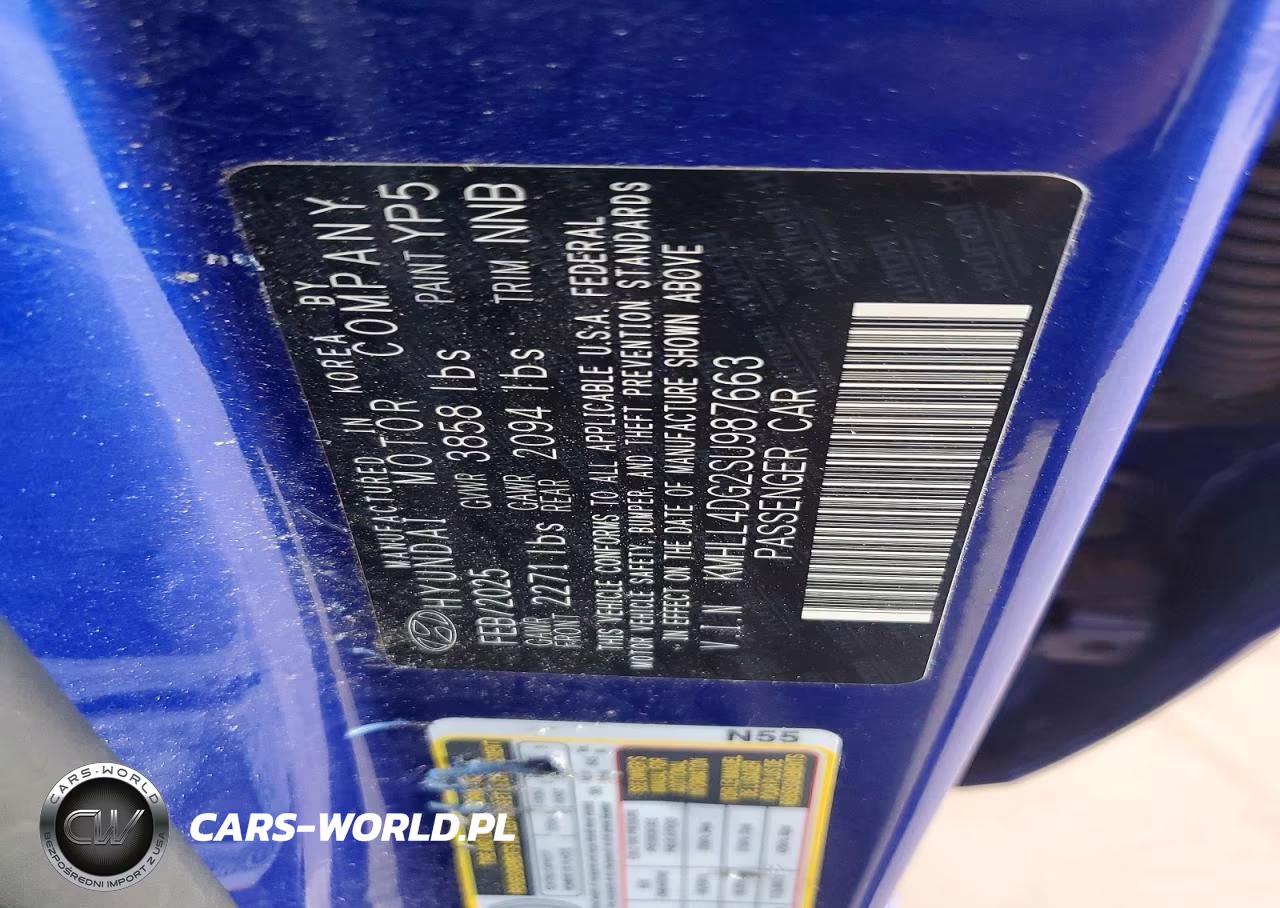 2025 Hyundai Elantra Se VIN:KMHLL4DG2SU987663 - 12